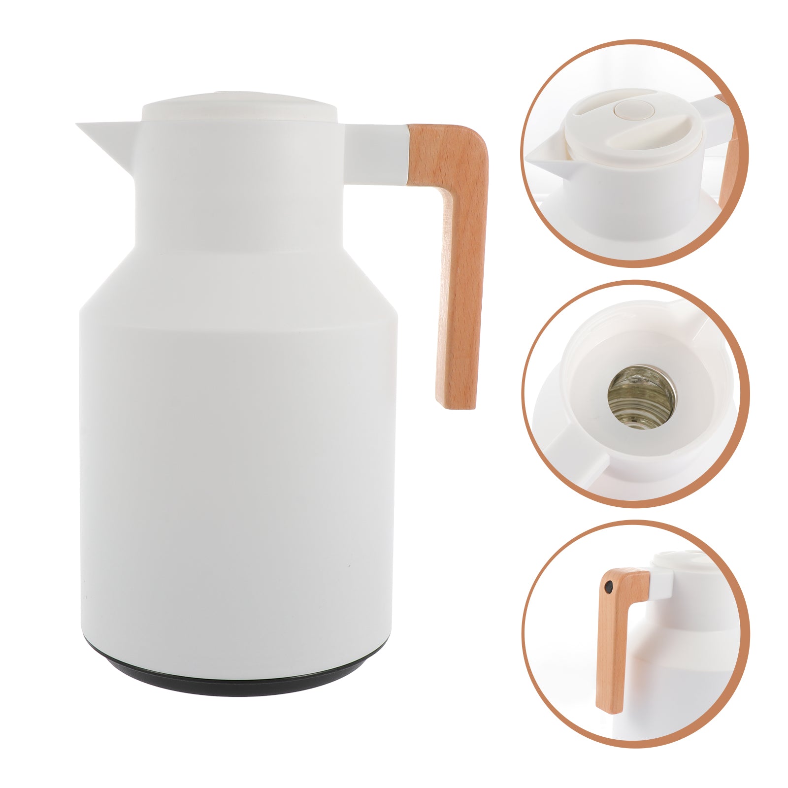 Insulation Kettle Hot Water Bottle Large Capacity Glass Liner Water Pot A678270