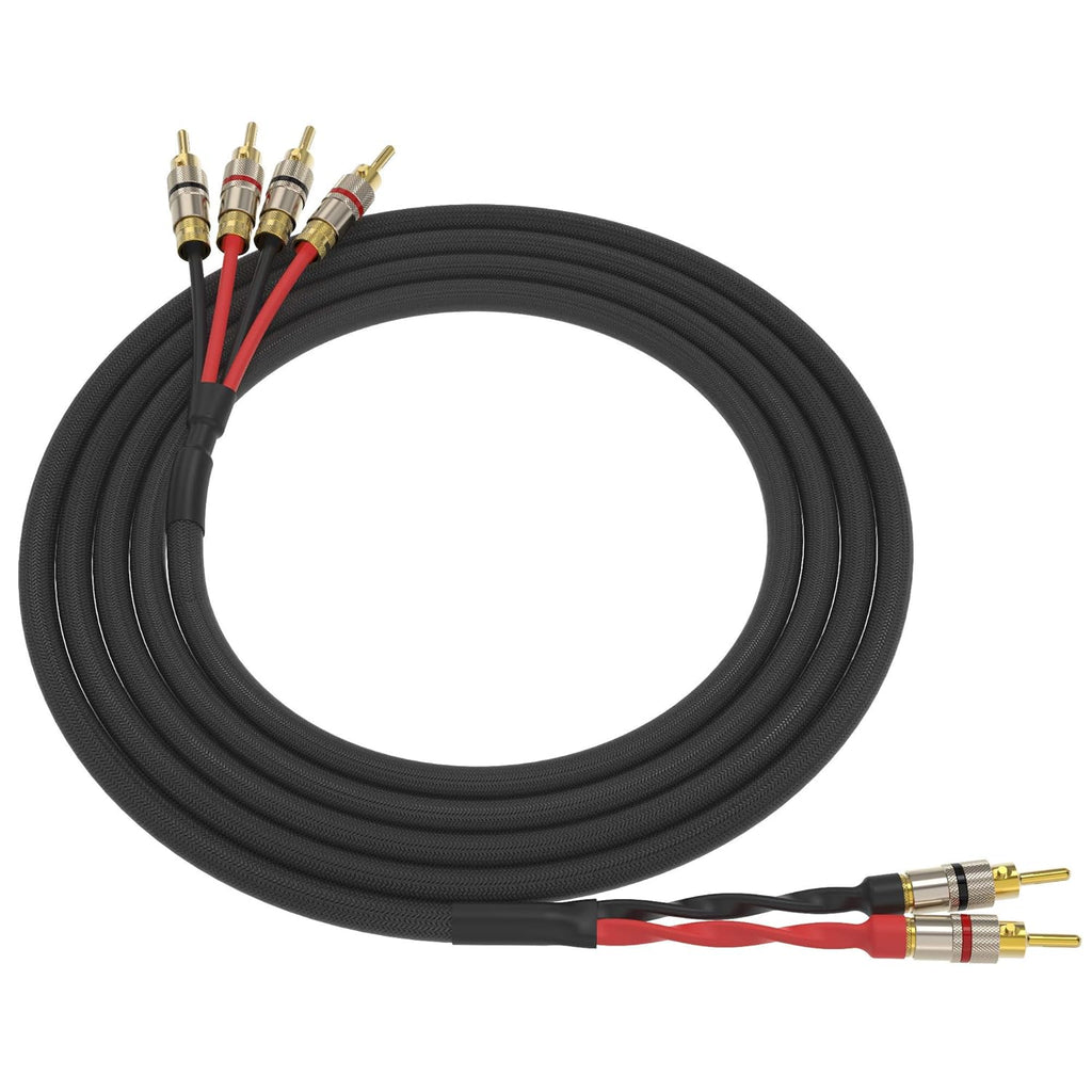 Black Gold Plated Locking Speaker Cable 20 Feet S97340