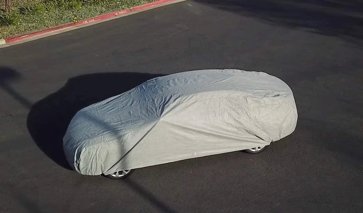 Car Cover with Fleece Lining, Wind Straps U263833