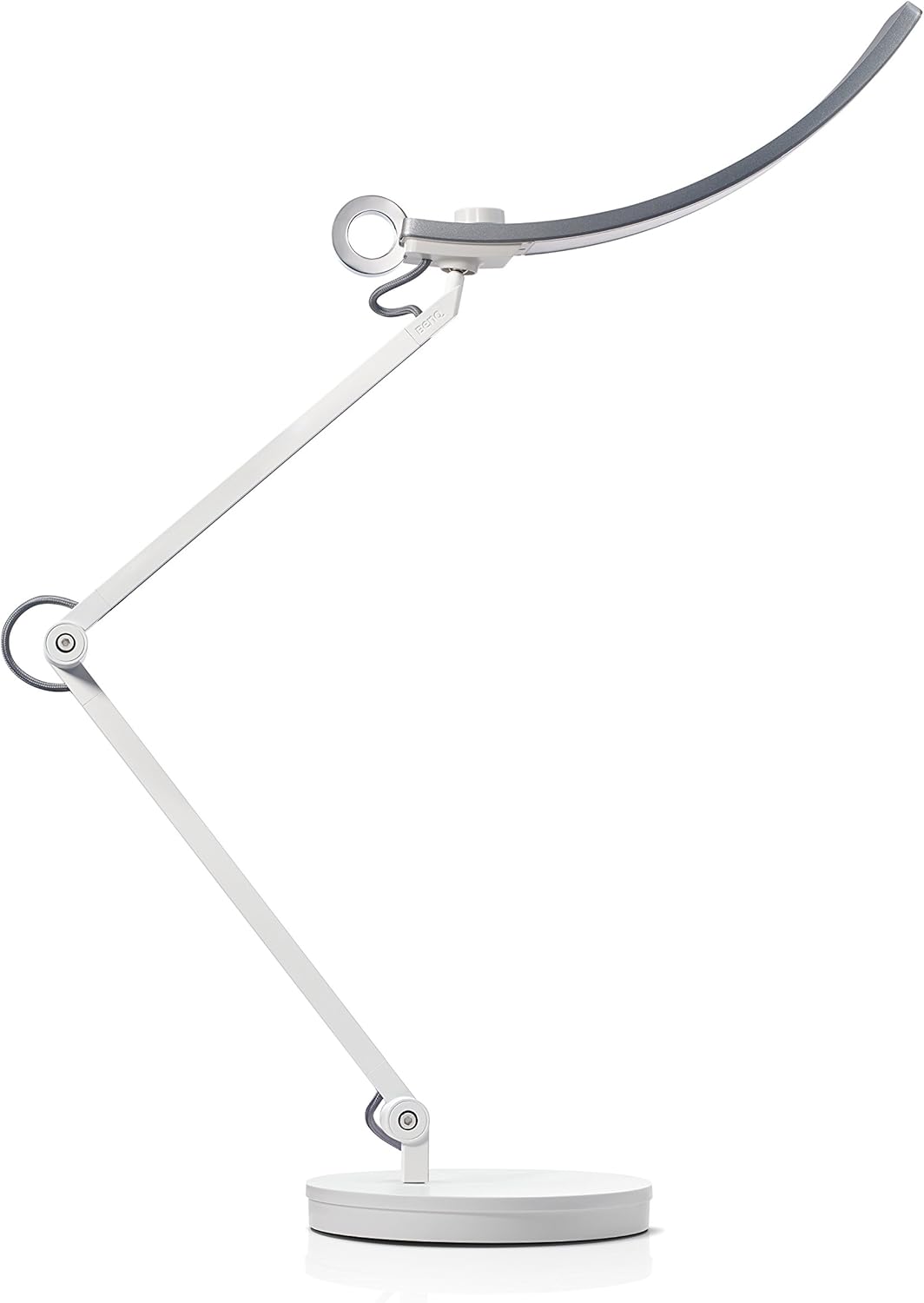 Silver Genie LED Desk Lamp with Auto-Dimming U14325