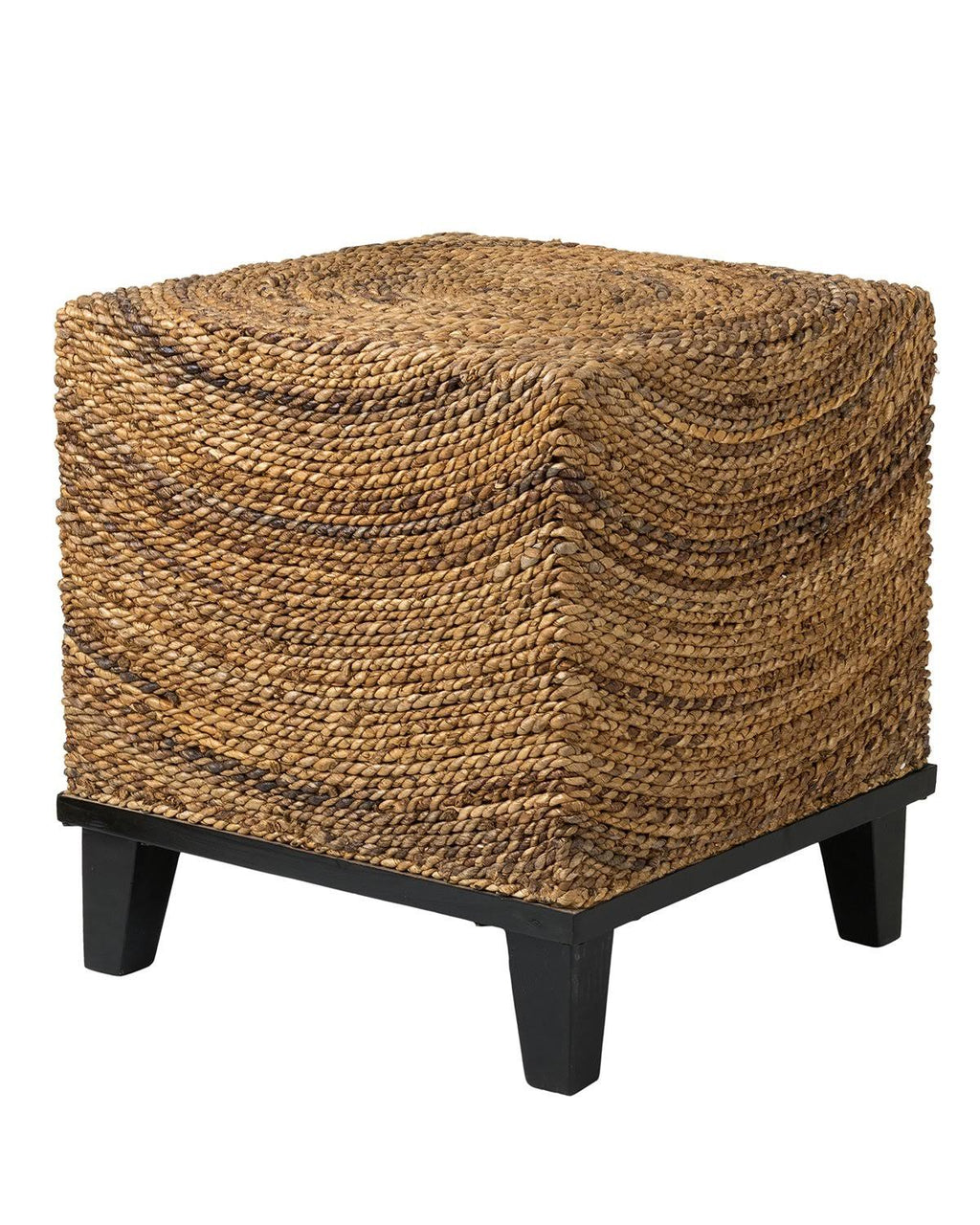 Brown Abaca Square Accent Table L6290