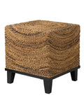 Brown Abaca Square Accent Table L6290