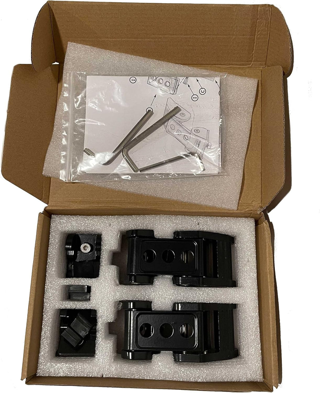 Black Stainless Steel Hood Latch Kit D8789