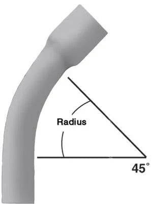 6-in 45D Elbow T6449