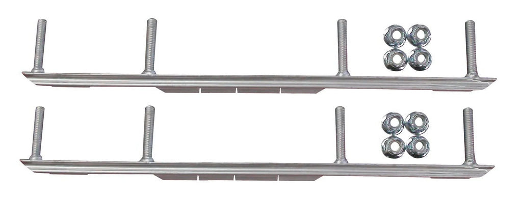 Orange Snowmobile Skis with 6" Shaper Bars Complete Kit F815516