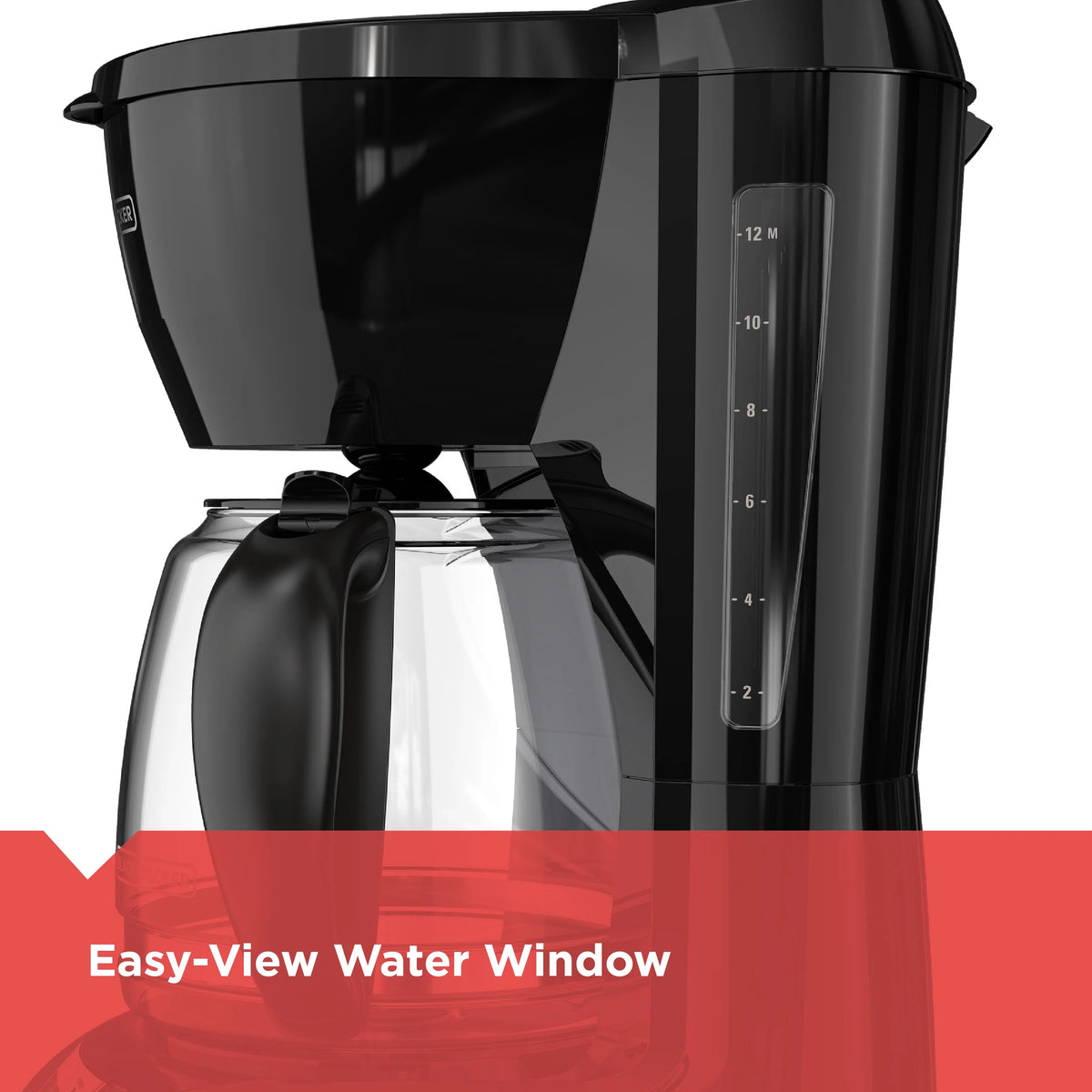 Black 12 Cup Drip Coffee Maker Y3464