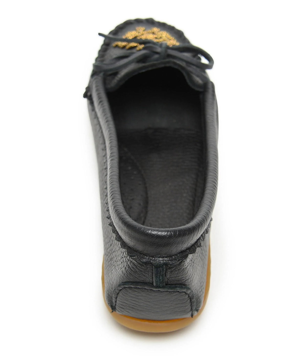 Deerskin Beaded Moc - Carmel 10 V4397