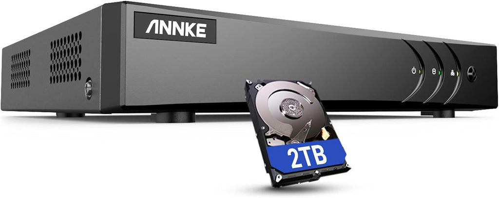 5MP 16 Channel Security Video Recorder with 2TB Hard Drive, Hybrid DVR N713773