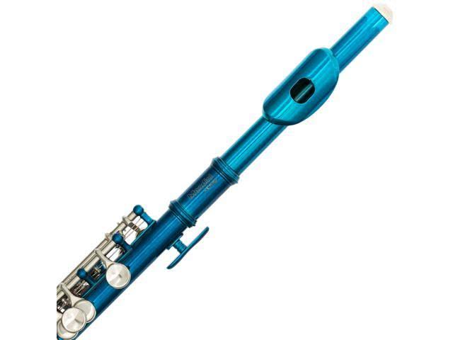 Sky Blue Lacquer C Piccolo with Nickel Keys and Deluxe Case K39870