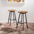Swivel Solid Wood Bar Stool A70034