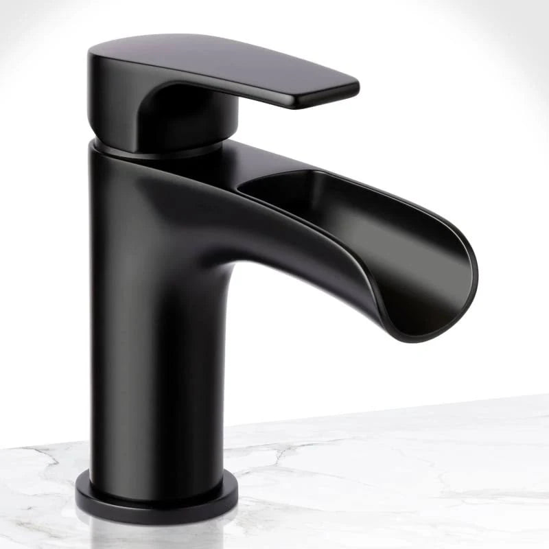 Black Single Hole Bathroom Faucet M180050
