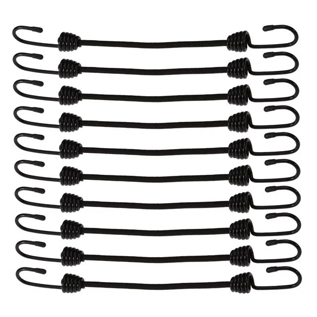 Black Bungee Cords (bundle of 10) X92510