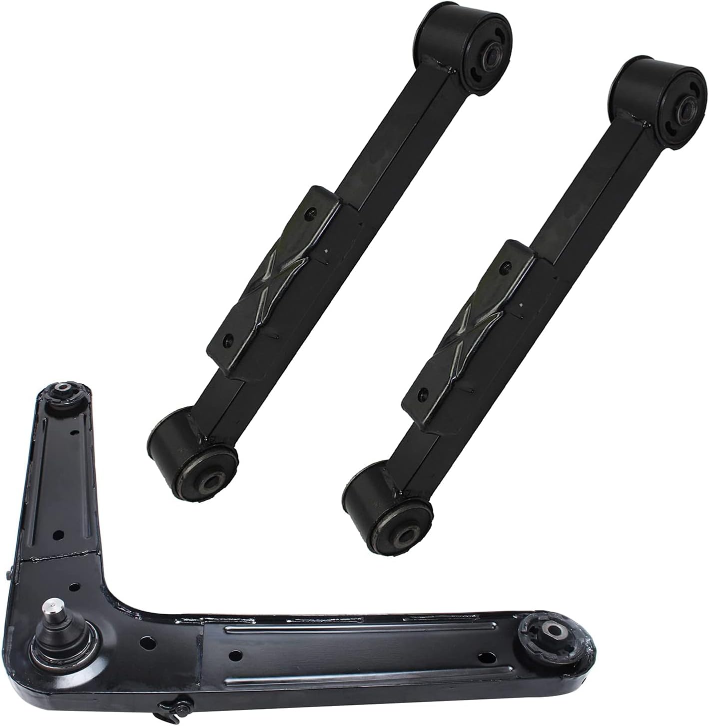 Rear Upper and Lower Control Arms Assembly 3pc Set S7305