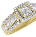 10k Yellow Gold Princess Diamond Engagement Ring (1.02 ct) G652484