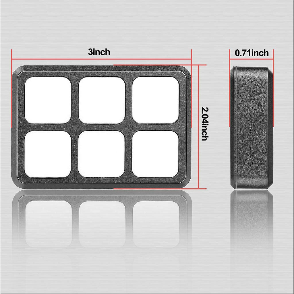 6 Gang LED Switch Panel with Relay System Circuit Control Box C429