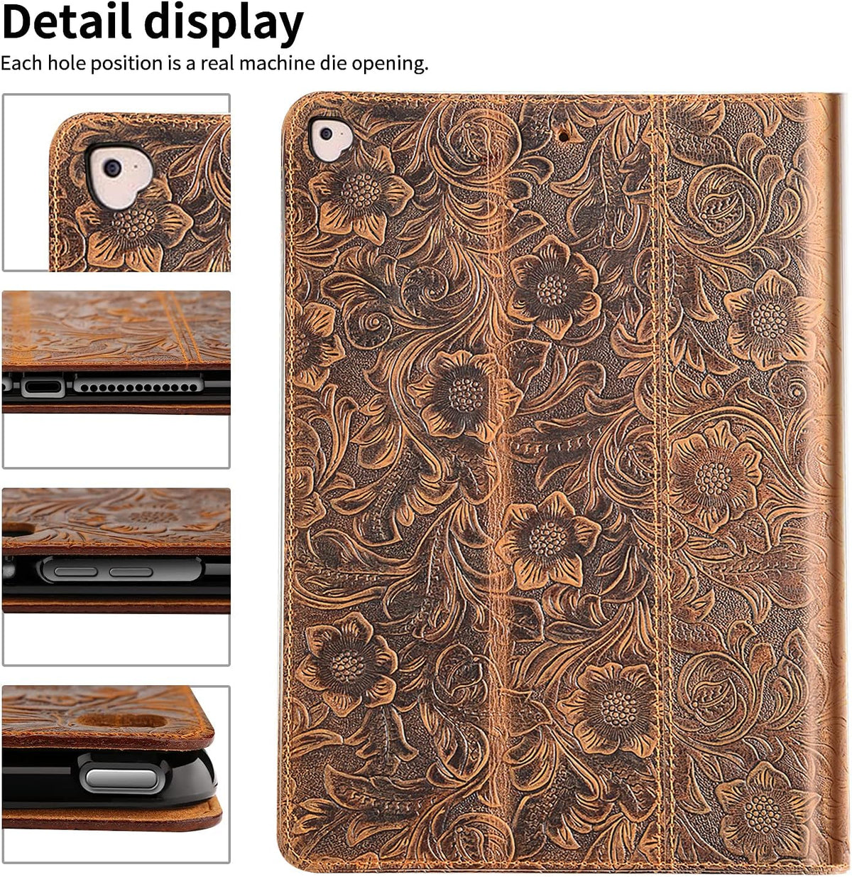 Genuine Leather Case for iPad Pro 12.9 inch 1st & 2nd Gen with Sleep/Wake Cover E452794