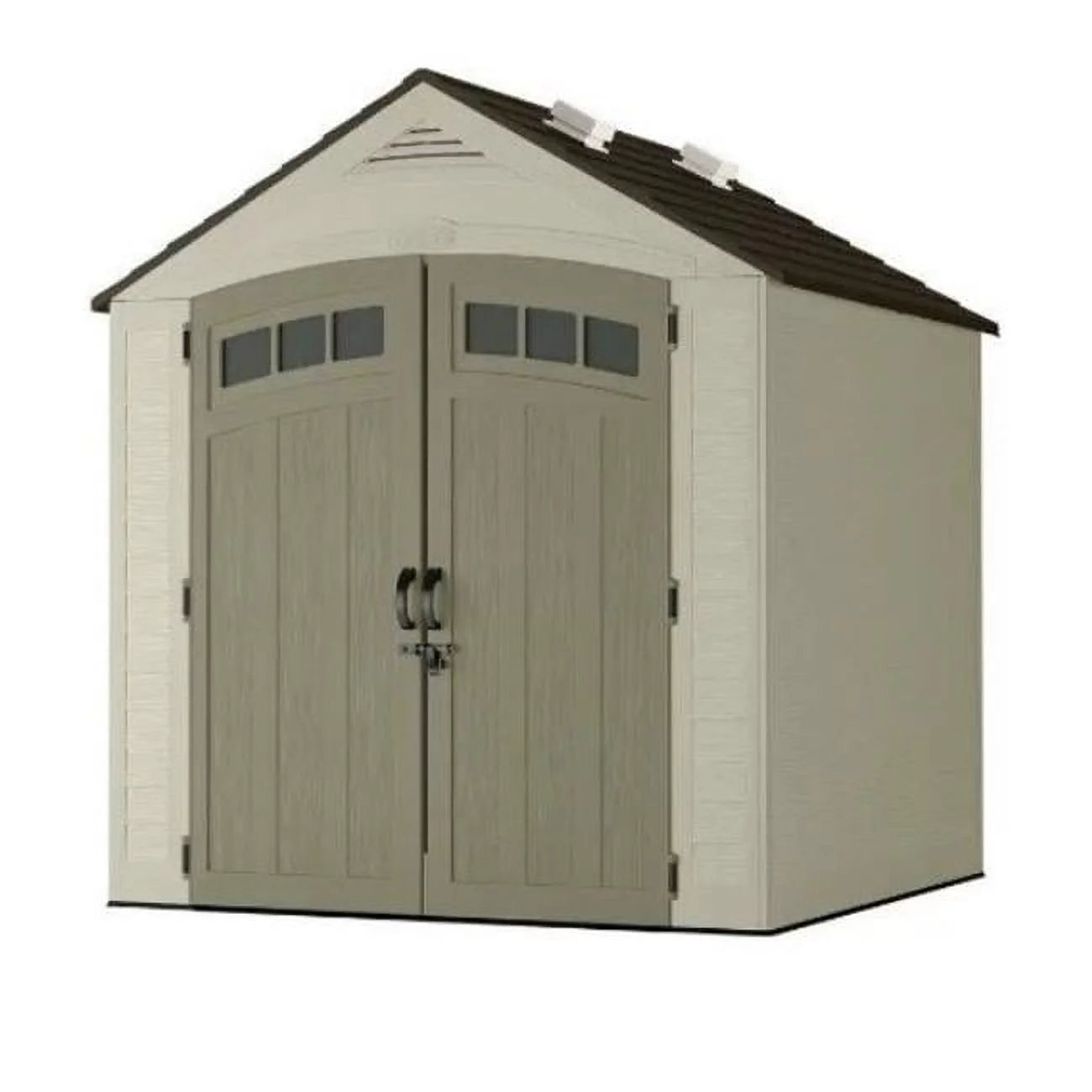 Beige Resin Storage Shed L1781