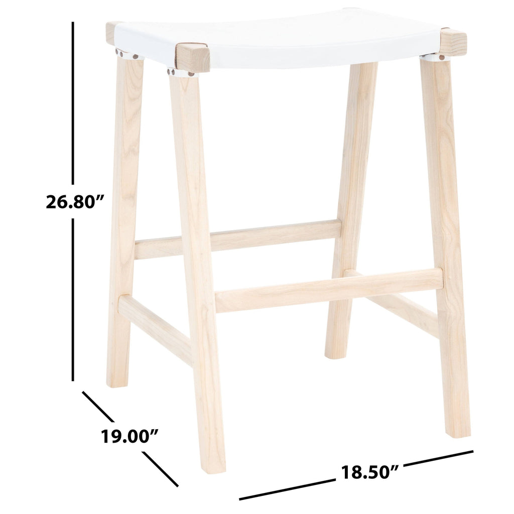 Black Rectangle Counter Stool W45356