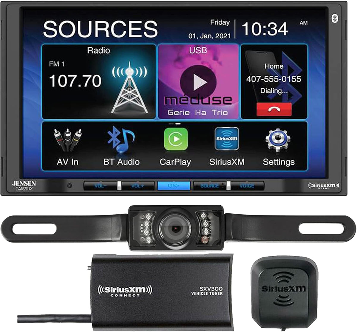7 Digital Multimedia Receiver with Backup Camera Z214093
