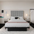King Performance Basket Slub Wall Mounted Headboard T23827
