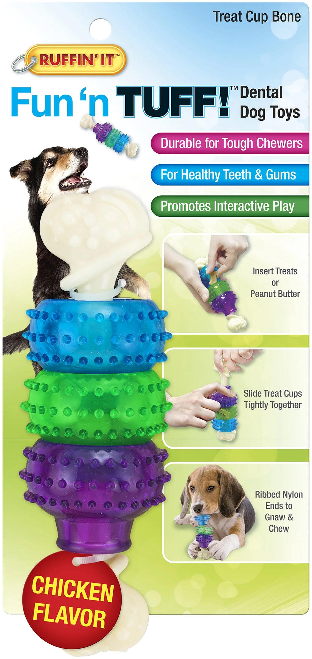 Treat Cup Bone Dog Toy S48401