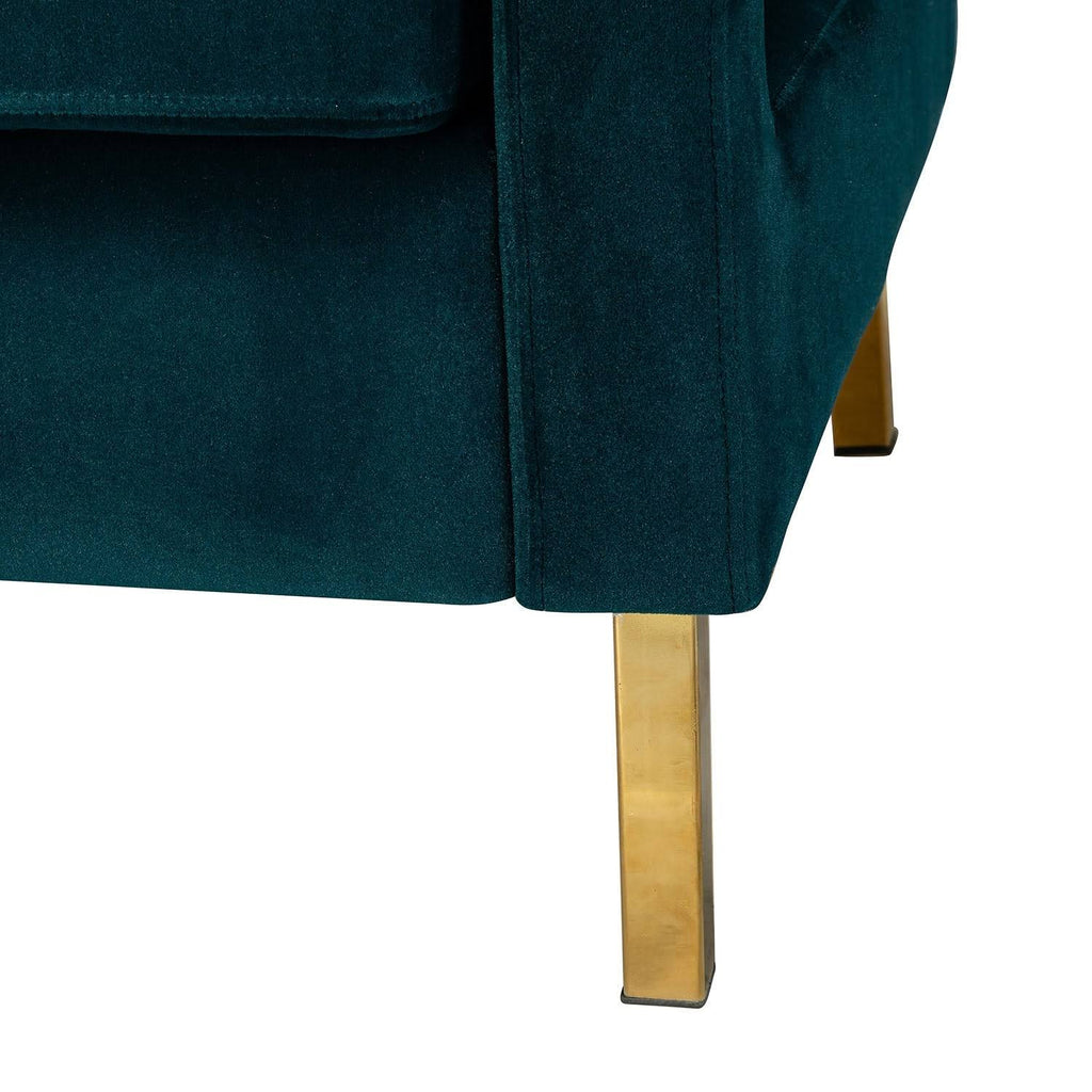 Grey Upholstered Armchair Set of 2 F5539