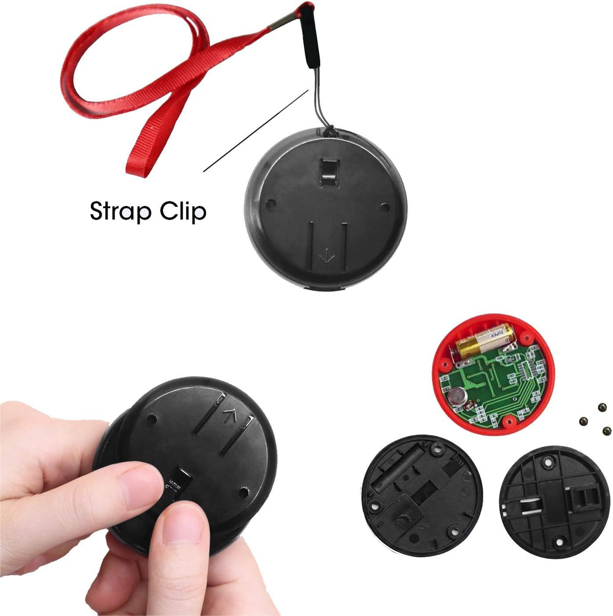 Wireless Call Button System 2 Transmitters 1 Plug-in Receiver 1 Battery Portable Receiver E5973