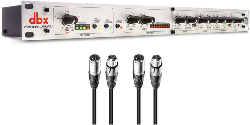 Preamplifier Channel Strip Mic Pre Amp with 2 XLR Cables R775140
