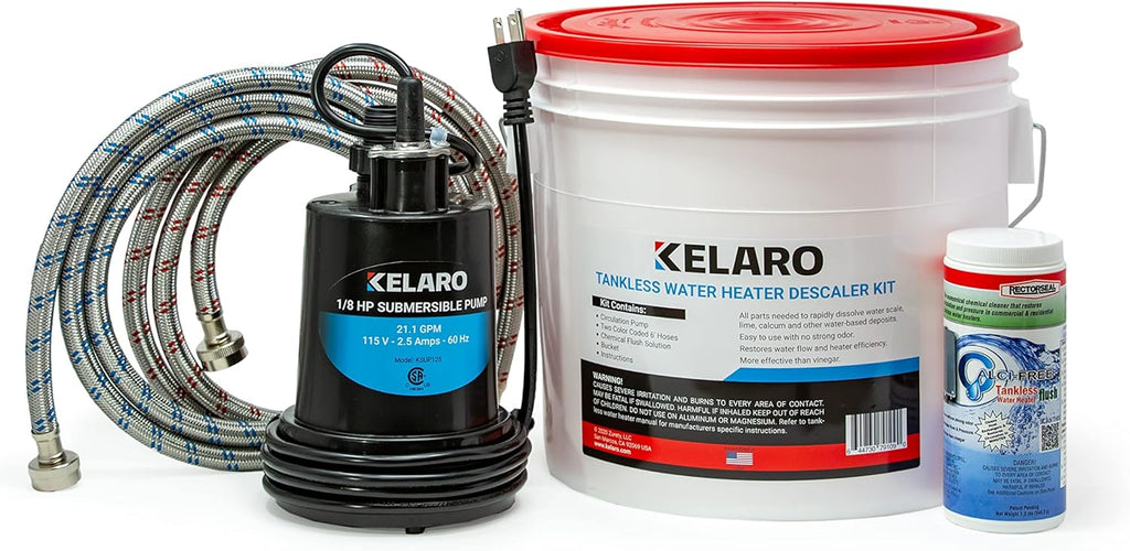 Tankless Water Heater Flushing Kit with Descaler S661430