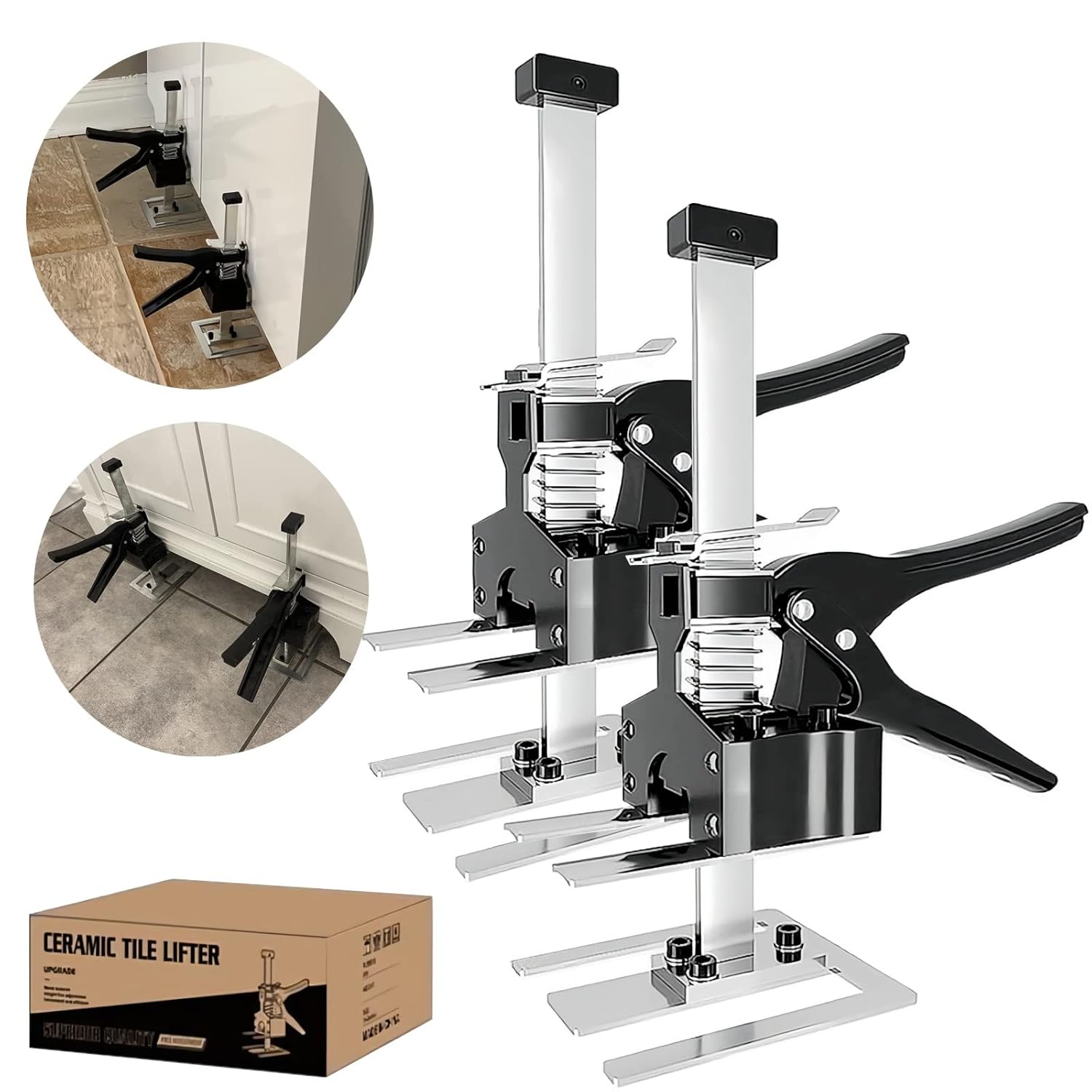 150KG Hand Jack Tool Furniture Lifting Levelers (2PCS) P651