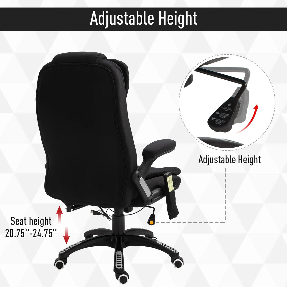 High Back Massage Office Chair P6371