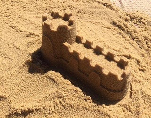 Golden Cambrian Beach Sand Play Sand - 50 Pound Sandbox Sand N613