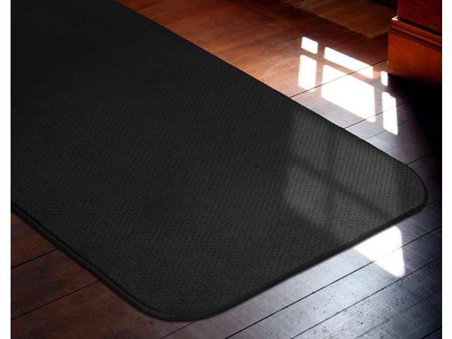 Skid-Resistant Carpet Runner - Black - 8 ft. x 48 in. G5073