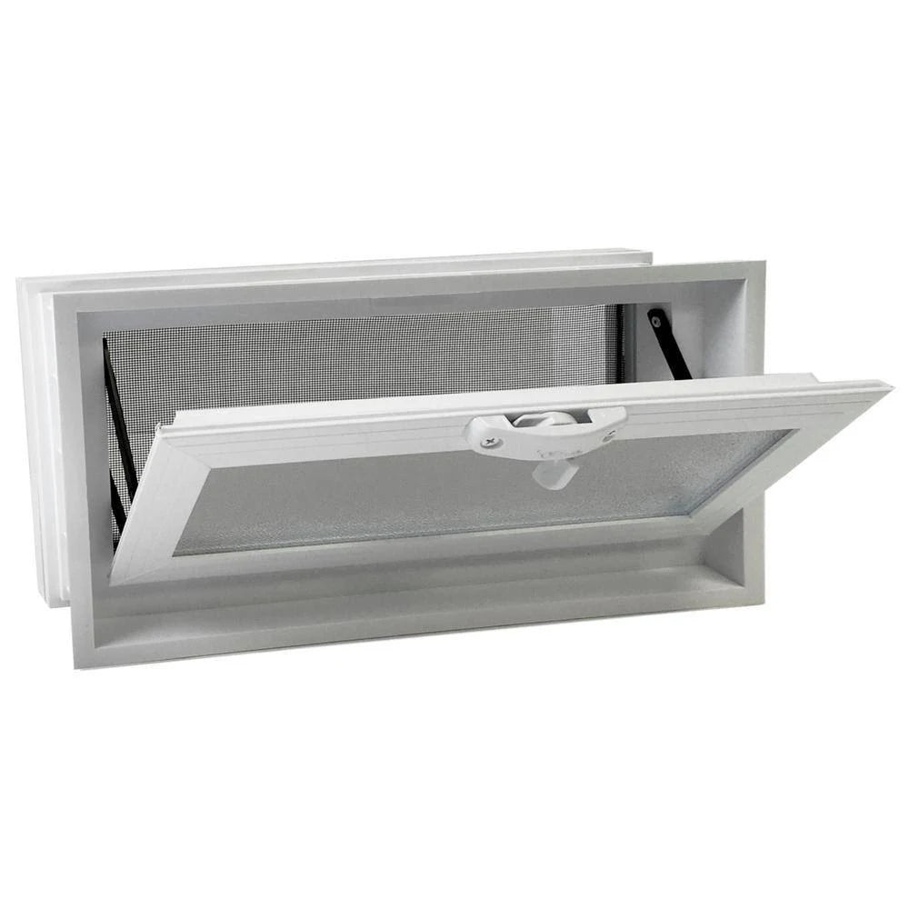 15-3/4 in. x 7-3/4 in. Convertible Universal Hopper Vent in White L637