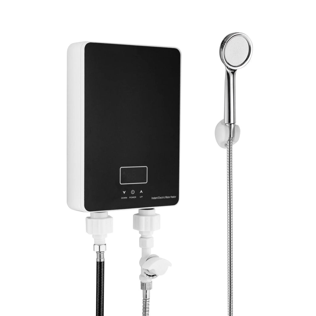 6000W Tankless Electric Shower Water Heater with Shower Head U596995