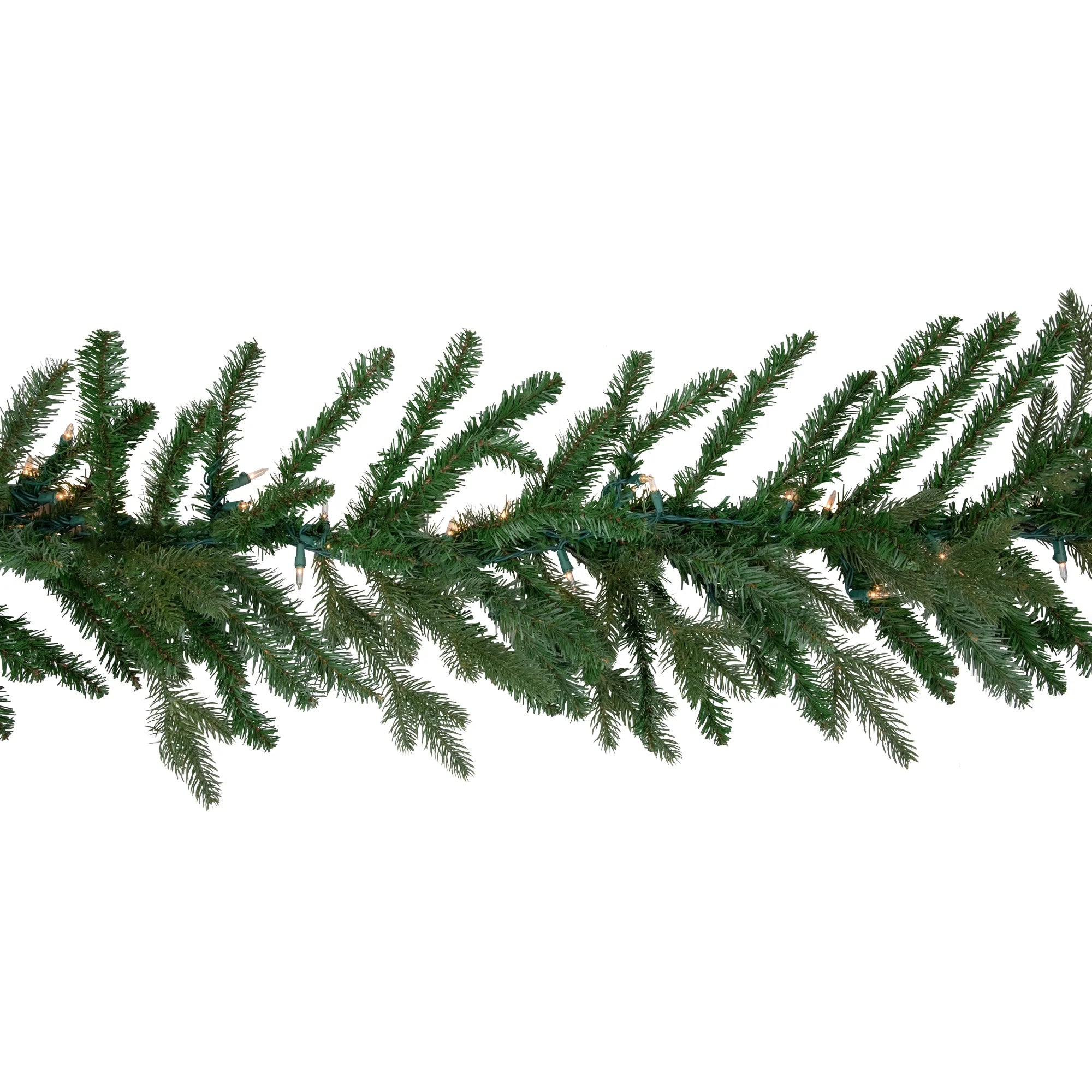Pre-Lit Artificial Christmas Garland - 9' x 14" - Clear Lights T4652
