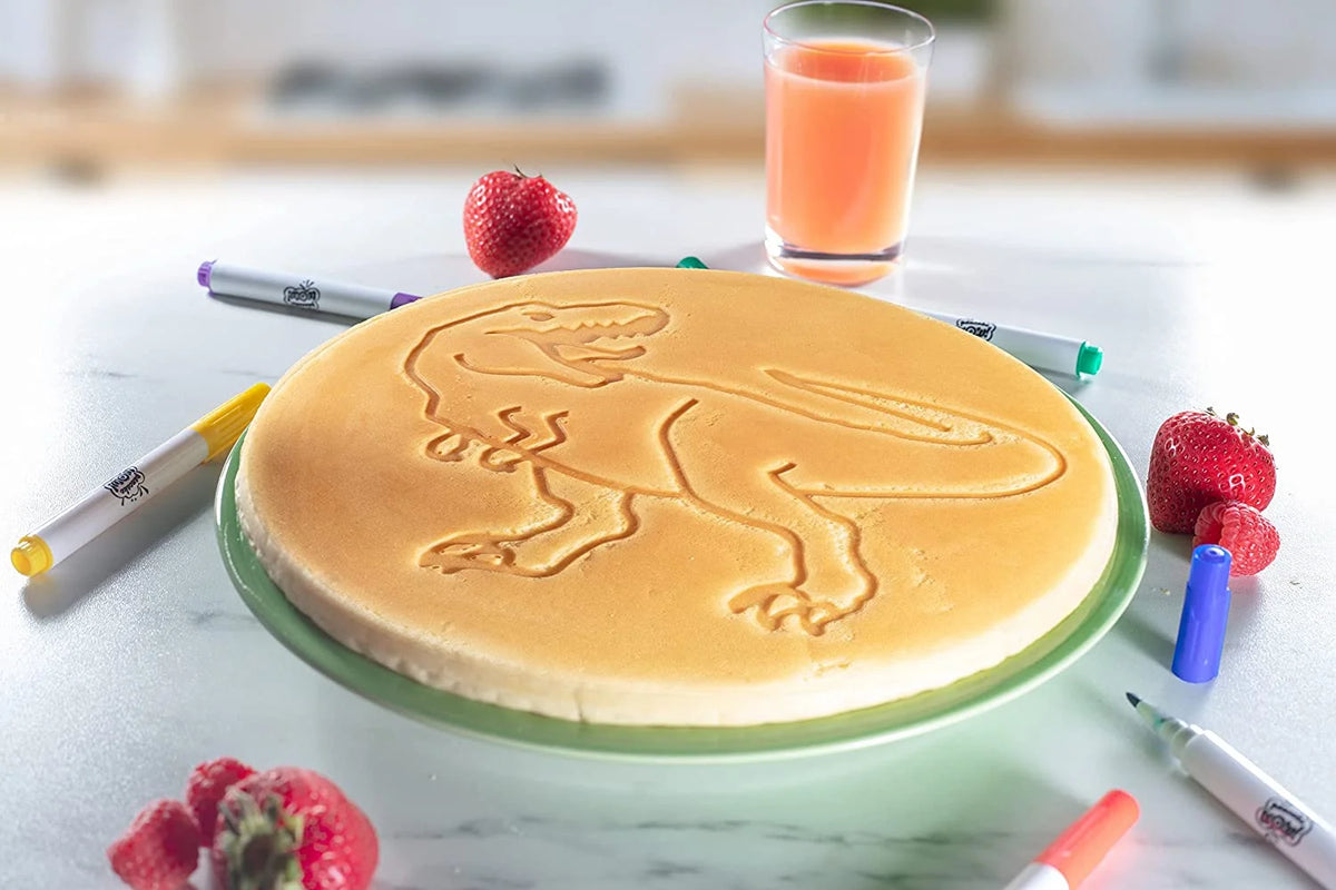 XL Smiley Face Pancake Pan, Nonstick, Dishwasher Safe I238