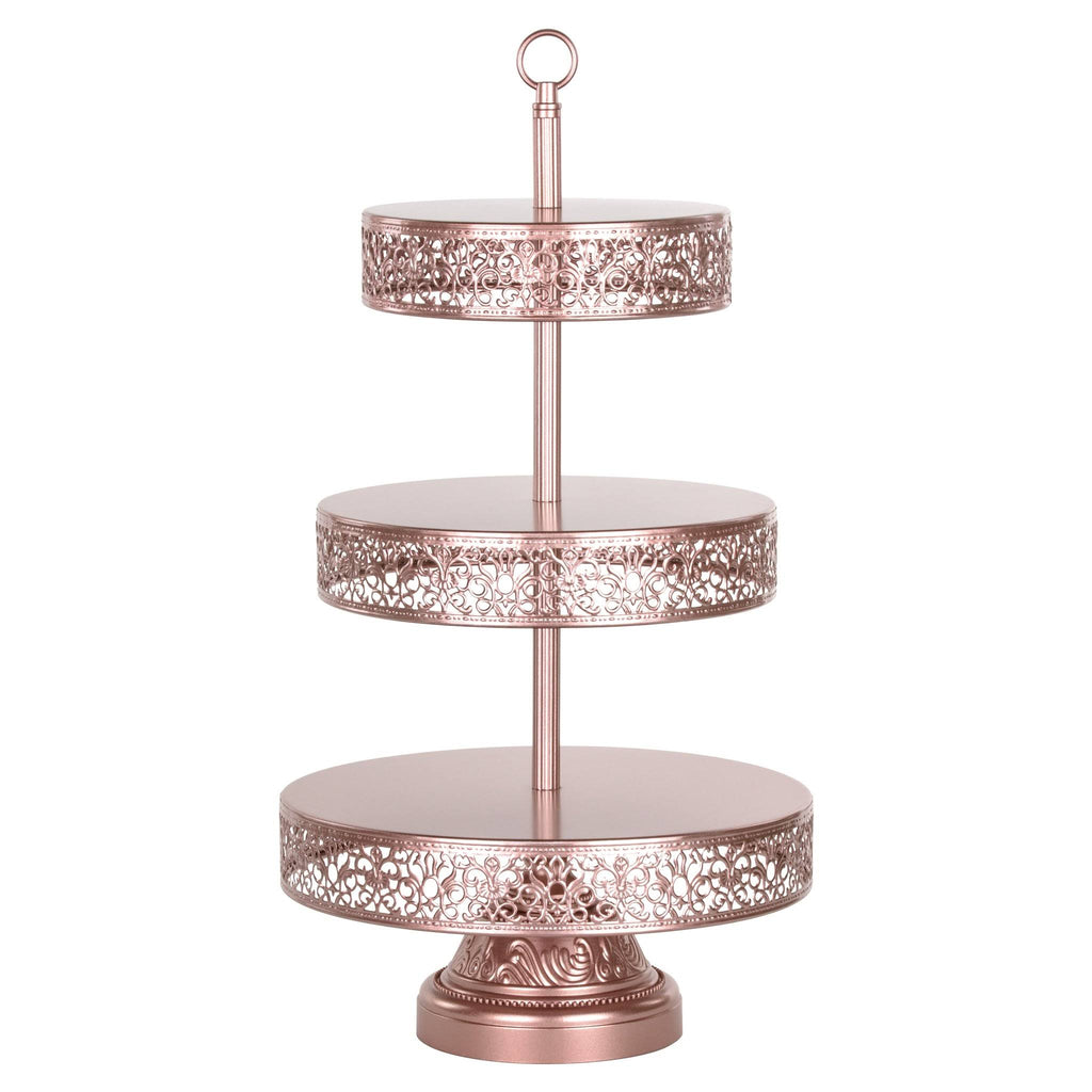 Rose Gold 3-Tier Dessert Cupcake Stand K129