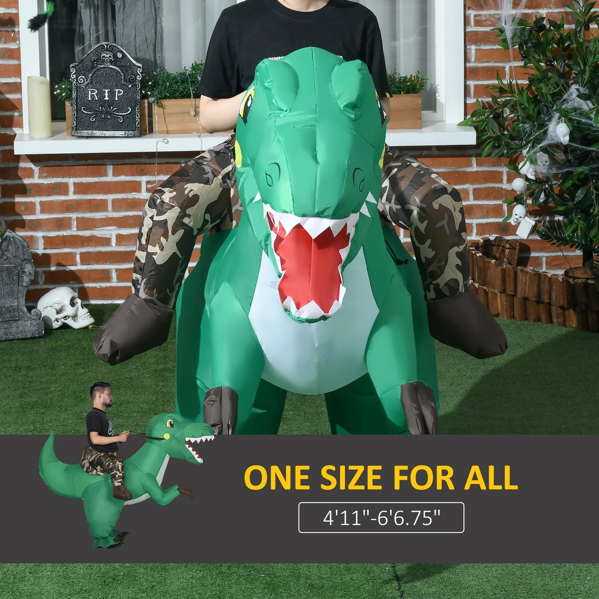 Halloween Inflatable Decoration with LED Lights O907
