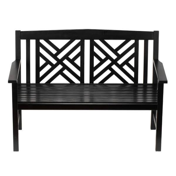 White Fretwork Bench Y6650
