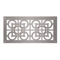 6 in. x 12 in. Aluminum Brushed Satin Grille M936