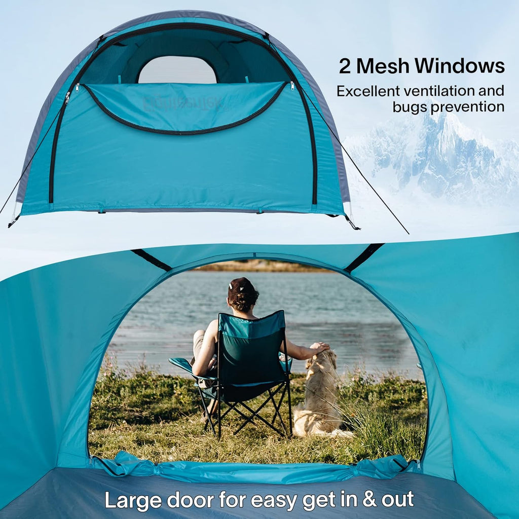 Truck Tent Pickup Camping 2 Person Waterproof Double Layer Rainfly O474