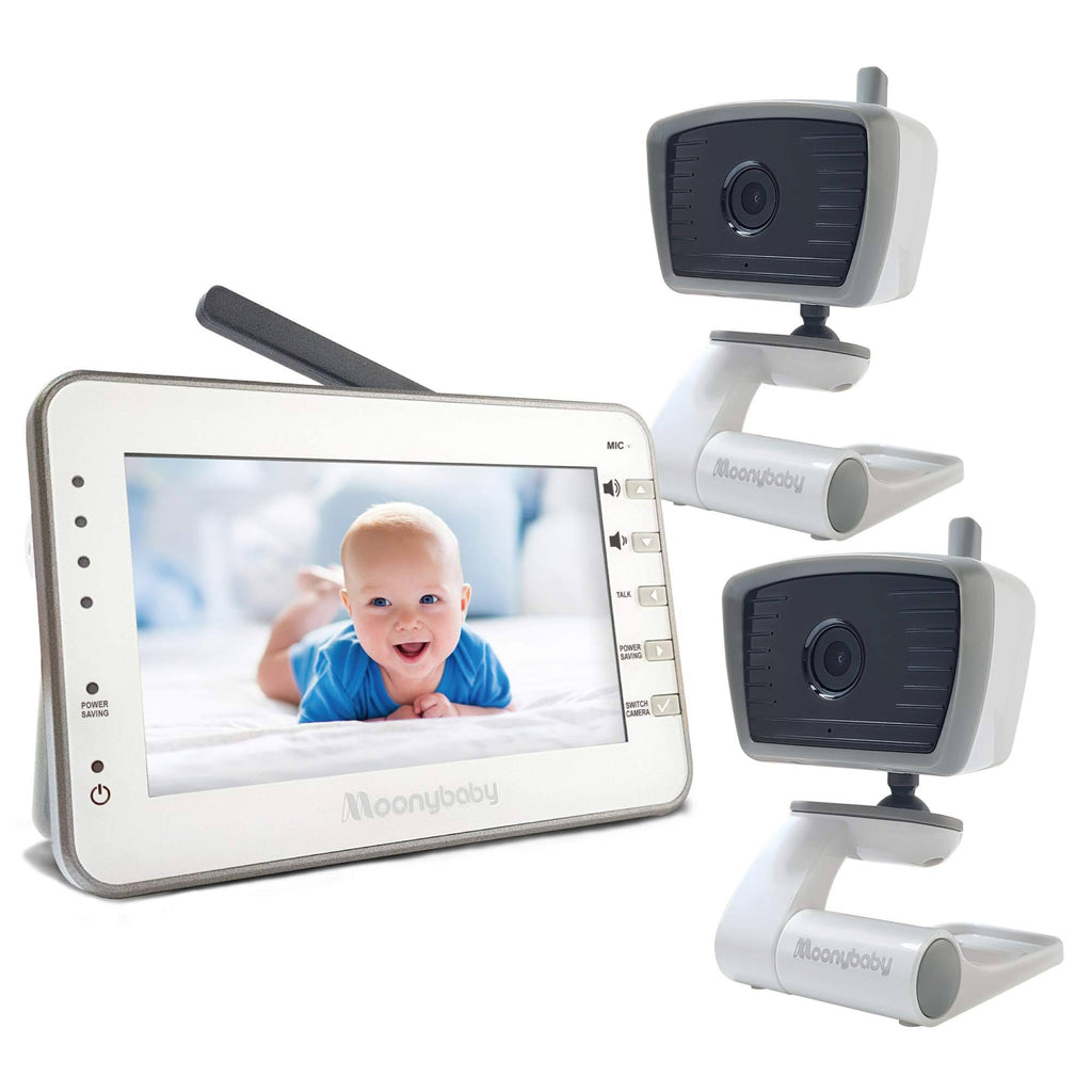 4.3 Inches LCD Video Baby Monitor with 2 Portable Cameras W113
