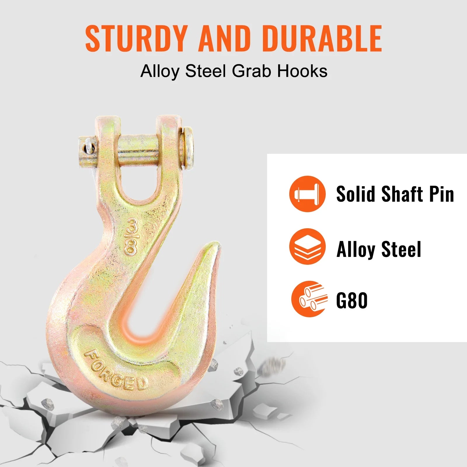G80 Tow Chain with Hooks 3/8'' x 20' G7313