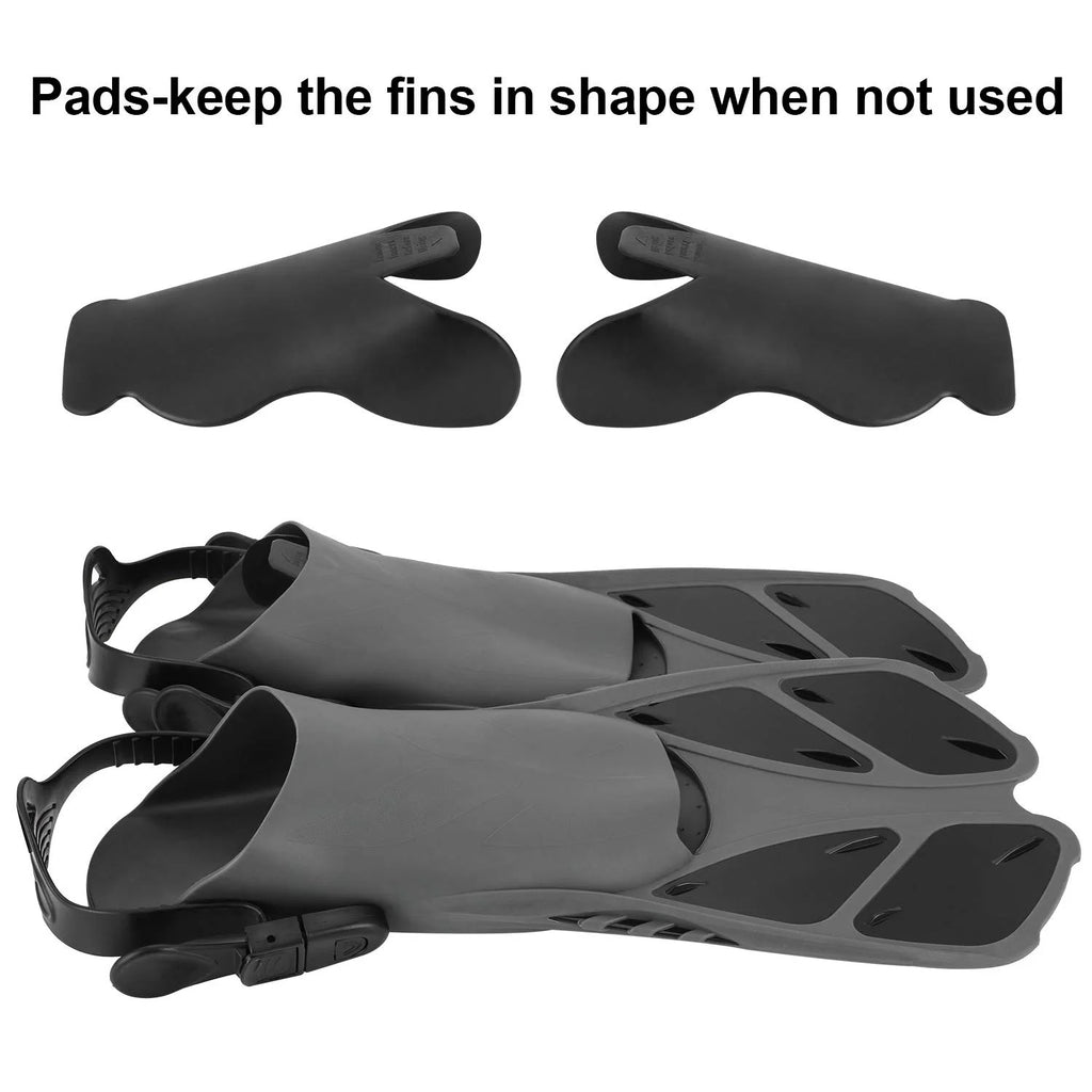 Adjustable Strap Diving Flippers with Mesh Bag I9704