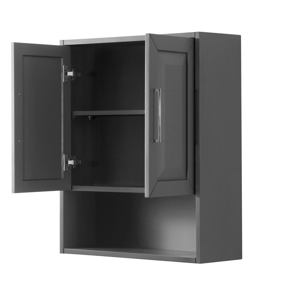 Dark Gray Wall-Mounted Storage Cabinet E5163