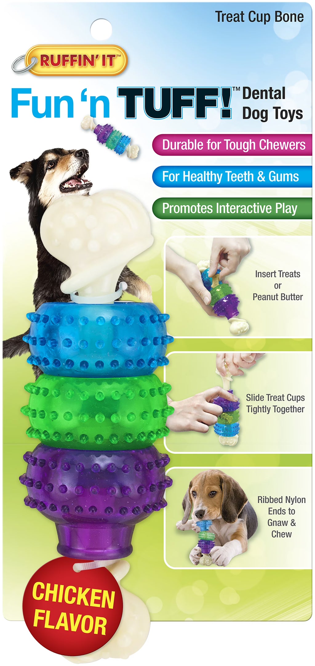 Treat Cup Bone Dog Toy S48401