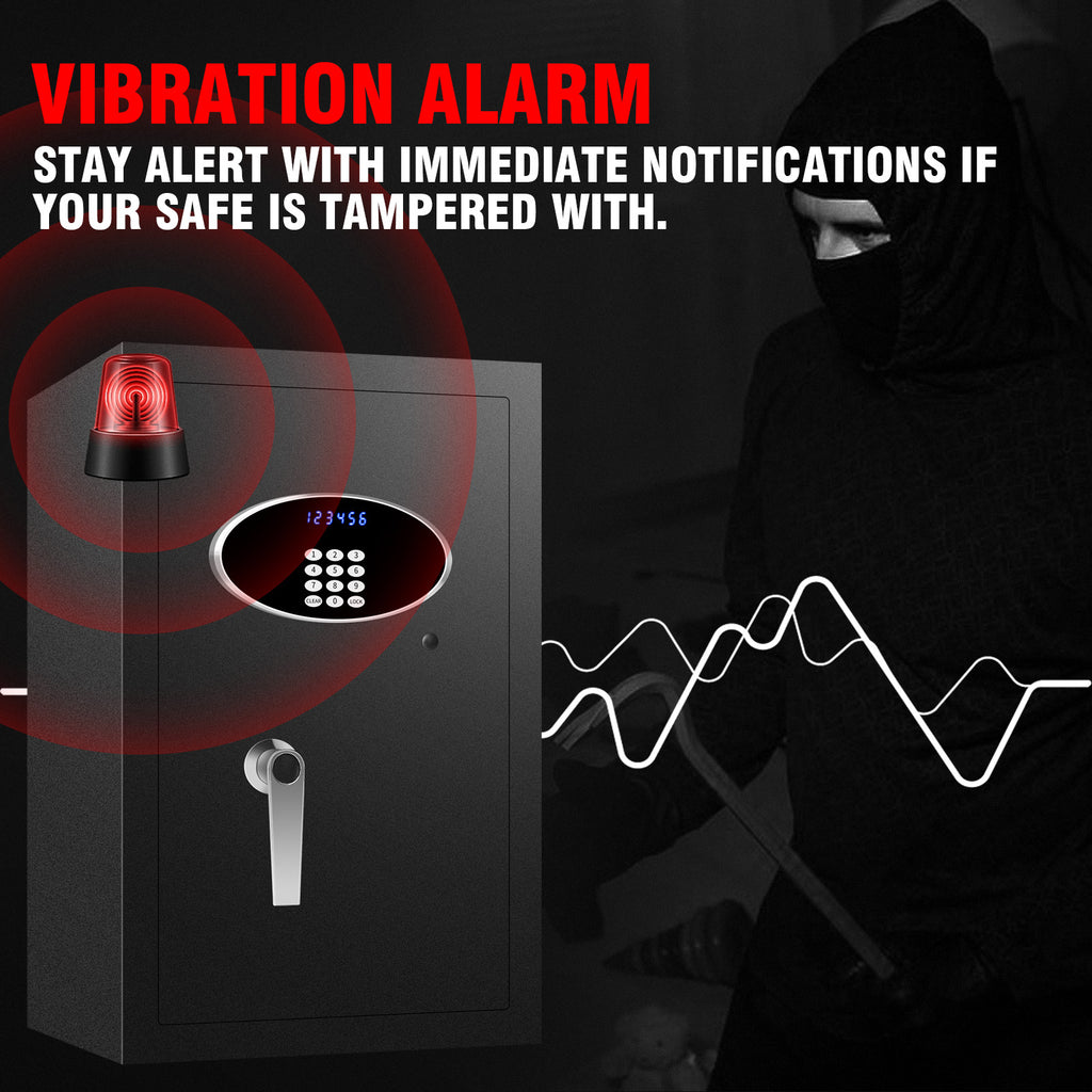 Fireproof Security Safe Box with Keys & Pass Code Q4994