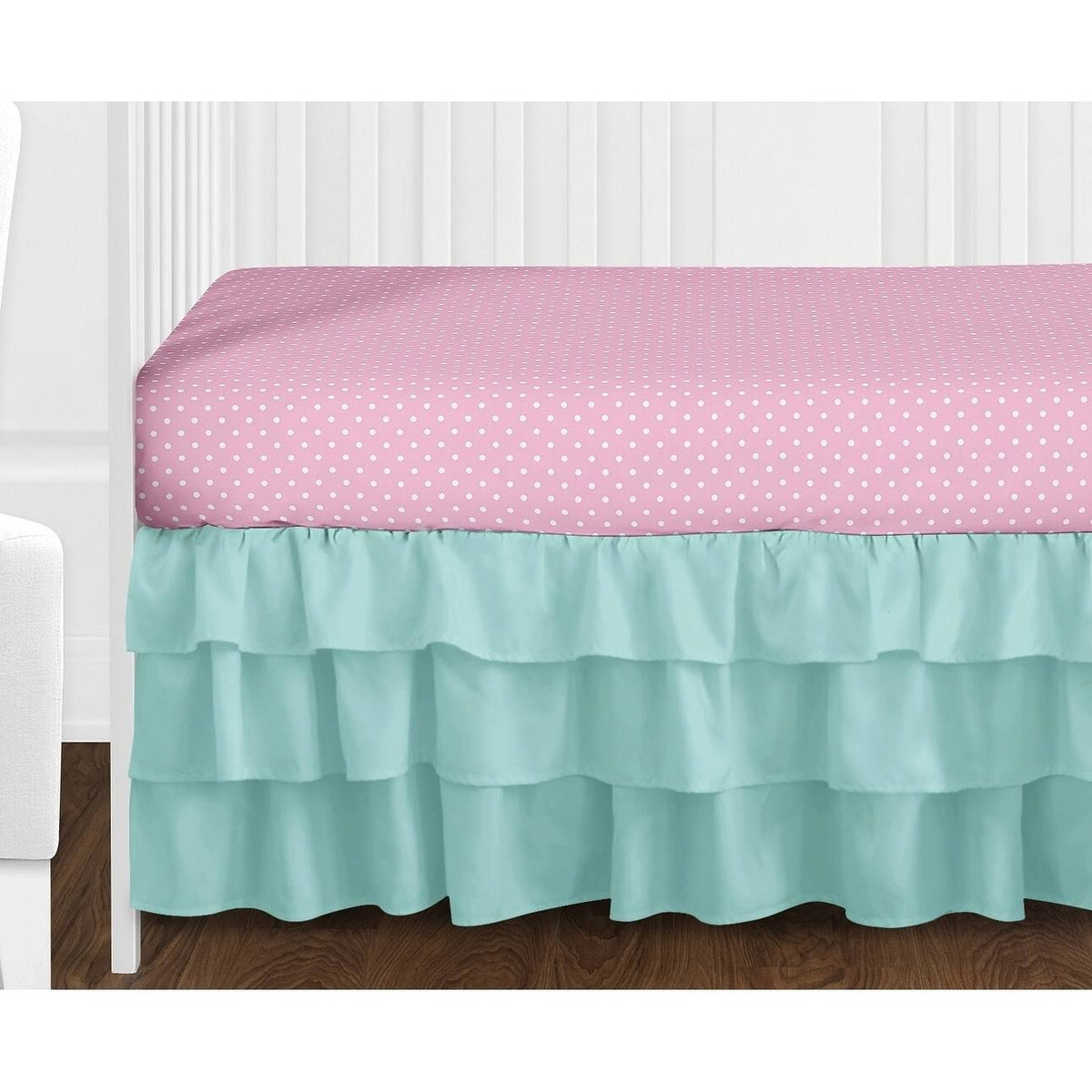 4-Piece Bumperless Crib Bedding Set I3919