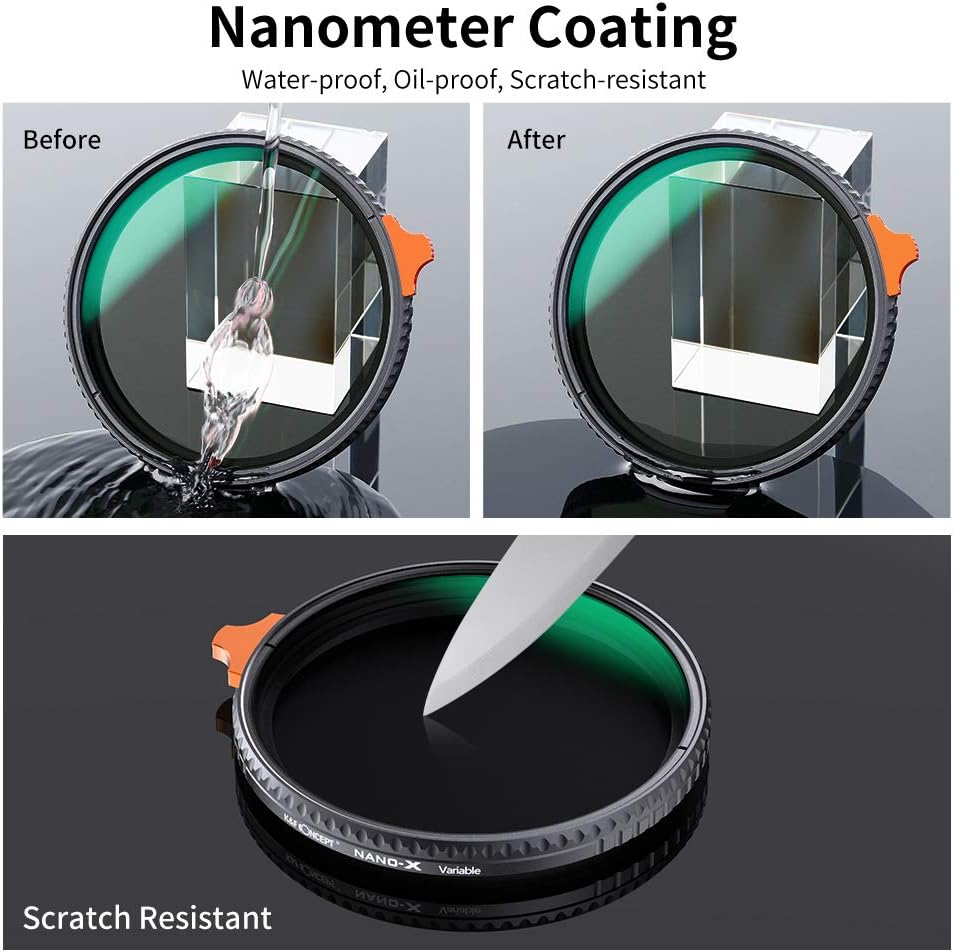 82mm Variable ND Filter ND2-ND400 with Multi-Layer Coatings F874984